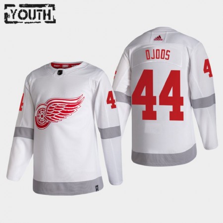 Barn Ishockey Detroit Red Wings tröja Christian Djoos 44 2020-21 Reverse Retro Authentic